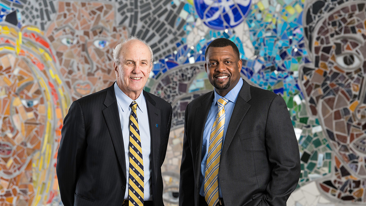 Stephen Uebbing and Shaun Nelms, former East EPO superintendent