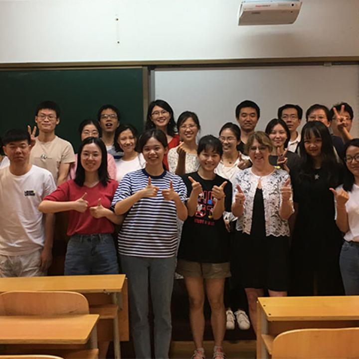 Professor Teaches Scholarly Life, Academic English in China