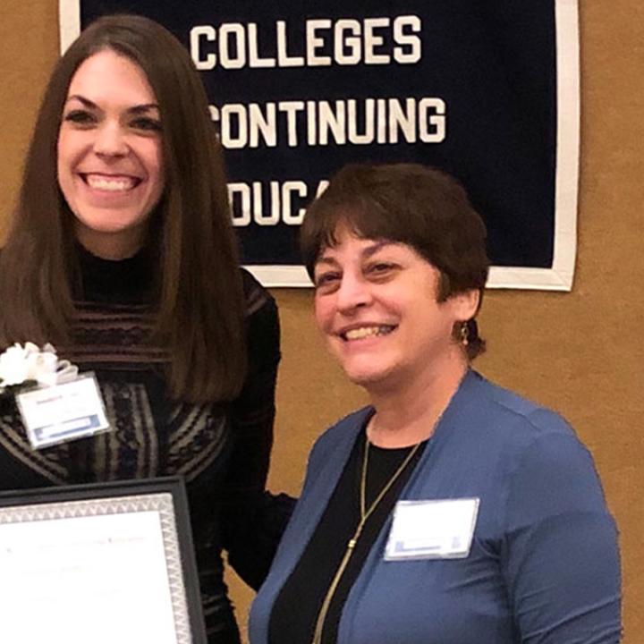 Warner School Student Honored with Outstanding Adult Student Award